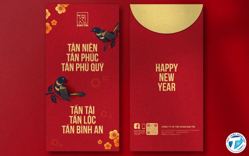 Bao lì xì tết tối giản - Hiện đại
